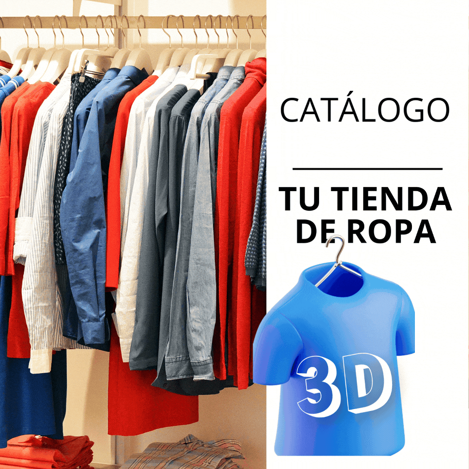 tienda de ropa 3d